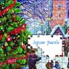 1000PCS Jigsaw Puzzle Happy Christmas Puzzle Exercise Memory Relieve Stress Jigsaw Puzzles for Adults Kids (Golden) view 2