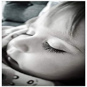 Home Comforts Girl Baby Toddler Sleeping Eye Lashes Child-20 Inch By 30 Inch Laminated Poster With Bright Colors And Vivid Imagery-Fits Perfectly In Many Attractive Frames