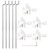 uxcell 5Sets RC Fixed Wing Airplane Control Horn Kit - 5pcs Nylon Control Horn + 5pcs Clevis + 5pcs 1.2x260mm Pull Rod + 5pcs 1.6mm Fast Holder + 1pcs Wrench view 1