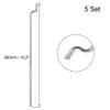 uxcell 5Sets RC Fixed Wing Airplane Control Horn Kit - 5pcs Nylon Control Horn + 5pcs Clevis + 5pcs 1.2x260mm Pull Rod + 5pcs 1.6mm Fast Holder + 1pcs Wrench view 2