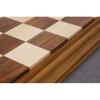 21" Golden Rosewood & Maple Wood Luxury Chessboard with Carved Border-57 mm Square view 4