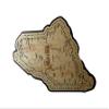 Cribbage Board Maine State Shape Road Map view 1