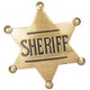 Xanight branded sheriff badges, metal sheriff badge for kids girls and adult, western police vest badge, Deputy, cowboy party decoration (Antique Gold) view 1