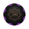 SLOWPLAY Nash Clay Poker Chips, 14 Grams Heavyweight Clay Composite, 40mm Large Chips in Bulk, Pack of 50 with Denomination of 500 view 1