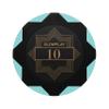 SLOWPLAY Nash Clay Poker Chips, 14 Grams Heavyweight Clay Composite, 40mm Large Chips in Bulk, Pack of 50 with Denomination of 10 view 1
