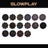 SLOWPLAY Nash Clay Poker Chips, 14 Grams Heavyweight Clay Composite, 40mm Large Chips in Bulk, Pack of 50 in Blue Without Denomination view 3