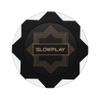 SLOWPLAY Nash Clay Poker Chips, 14 Grams Heavyweight Clay Composite, 40mm Large Chips in Bulk, Pack of 50 in White Without Denomination view 1