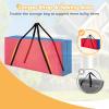 COSTWAY Giant 4 in A Row Carrying Bag, Storage Bag for Jumbo 4-to-Score Giant Game Set (Game Set Not Included), Carrying Bag for Giant 4 in a Row Connect Game with Ergonomic Handle & Durable Zipper view 4