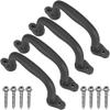 Dolibest Set of 4 Safety Playground Handles,Swing Set Kids Safety Hand Grips for Playset, Climbing Frame, Play House,Climbing Frame, Play House Handles(Black) view 1