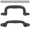 Dolibest Set of 4 Safety Playground Handles,Swing Set Kids Safety Hand Grips for Playset, Climbing Frame, Play House,Climbing Frame, Play House Handles(Black) view 4