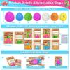30 Pack Valentines Day Gifts for Kids, Dinosaur Egg Hatching with Valentines Cards for Kids Classroom Class Exchange School Prizes Toddler Girls Boys Funny Dino Valentines Cards Party Favors Gift view 2