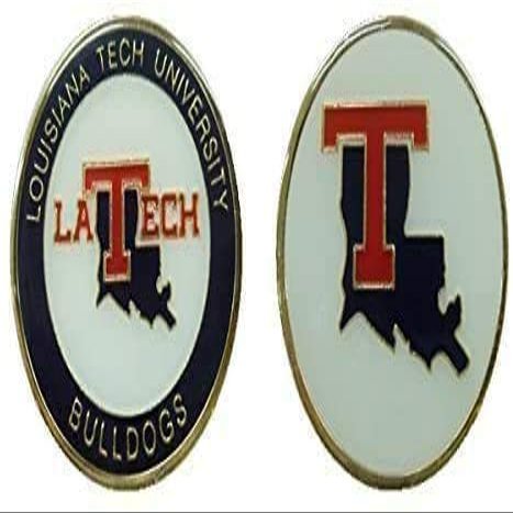 Louisiana Tech University Challenge Coin- Louisiana Tech Bulldogs Collectible Coin, College Team Fan Coins