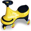 Joyano Swing Car, LED Flashing Wheels, Ride on Wiggle Car Boys and Girls, No Batteries, Gears or Pedals, Twist, Turn, Wiggle Movement to Steer, for Toddlers, Kids 3 Yrs and UP, 50kg/110lb (Yellow) view 1