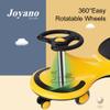 Joyano Swing Car, LED Flashing Wheels, Ride on Wiggle Car Boys and Girls, No Batteries, Gears or Pedals, Twist, Turn, Wiggle Movement to Steer, for Toddlers, Kids 3 Yrs and UP, 50kg/110lb (Yellow) view 2