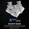 Baby Fanatic - NFL Baby Security Blanket Bear Snuggle Toy for Newborn Boy Girl Unisex Stuffed Animal Officially Licensed New York Giants Football view 2