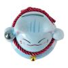 Apropos Japanese Fat Lucky Cat Piggy Bank, Small Piggy Bank for All Ages (Blue Lucky Cat Bank) view 4