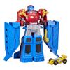Transformers Optimus Prime Jumbo Jet Wing Racer Playset with 4.5-inch Bumblebee Racecar Action Figure Converting Toys, Ages 3 and Up, 15-inch view 1