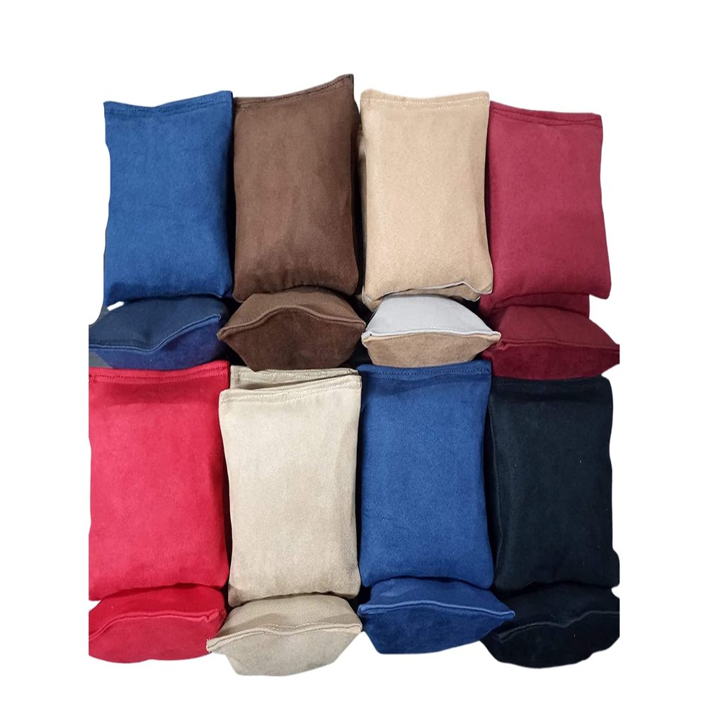 Slide and Slick Cornhole Bag 2 sided duck canvas and faux suede