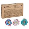 Beyblade Hasbro Burst Surge Speedstorm Tempest Cloud 3-Pack - Abyss Devolos D6,Demise Satomb,and Mirage Helios H6 Battling Game Top Toys view 3
