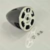 Flight Modal RC Spinner 2 Blade 2.25"/57.15mm Carbon Fiber Spinner Cone W/Aluminum Backplate for Electric RC Plane CW Trctor Propeller view 3