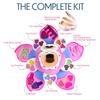 Toysical Kids Makeup Kit for Girl - Flower Shaped Makeup for Kids, Washable Non Toxic Makeup Kit for Girls with Mirror - Birthday and Christmas Make up Kit for Girls Age 6-12 view 2