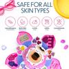Toysical Kids Makeup Kit for Girl - Flower Shaped Makeup for Kids, Washable Non Toxic Makeup Kit for Girls with Mirror - Birthday and Christmas Make up Kit for Girls Age 6-12 view 4