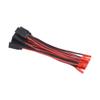 OliYin 10pcs JST Male to JR Futaba Female Servo Connector Plug Adapter Cable 20awg 10cm Silicone Wire for RC Lipo Battery view 2