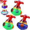 TOYANDONA 3Pcs Spinning Top Toys, LED Light Up Flashing Music Spinning Tops for Kids Gifts Birthday Party Favors Goodie Bag FillersRandom Color view 1