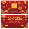 30 Count Chinese New Year 2026 Scratch Off Card Game - Year of the Horse Fortune Cards - Fun Activity for Lunar New Year, Chinese New Year's Celebration Party, Office Party - Decorations & Favors view 1