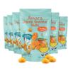 Amara Smoothie Melts - Mango Carrot - Baby Snacks Made With Fruits and Vegetables - Healthy Toddler Snacks For Your Kids Lunch Box - Organic Plant Based Yogurt Melts - 6 Resealable Bags view 1