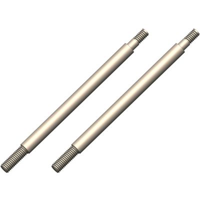 Corally 00180-165 Shock Shaft - 55mm - Front - Steel - 2 Pieces: Python