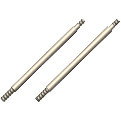 Corally COR00180-166 61mm Dementor Shock Shaft Front Steel - 2 Piece