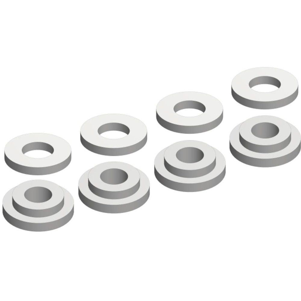 Corally Shock Body Insert Washer Composite 1 Set 44pcs: Dem00180-078