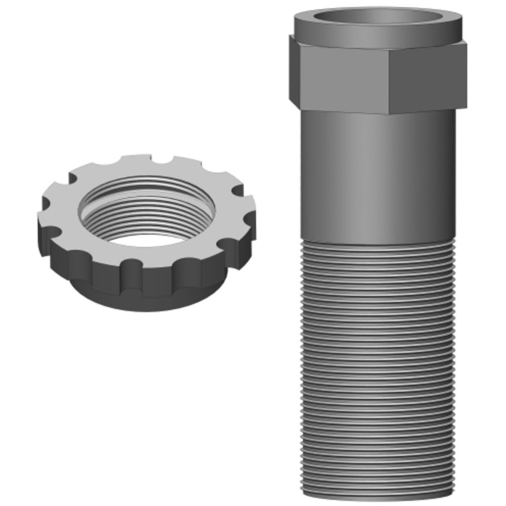 Corally Servo Saver Shaft w Nut Aluminum 1 pc: Dementor Kronos00180-145
