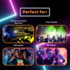 Glow Fever Glow in The Dark Sticks - 50 ct 6" Glow Sticks Bulk Party Pack with End Caps & Lanyards - Glow Party Favors for Concert, Festival, & Wedding Neon Light Sticks by Party Dragon, Multi view 3