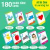 180 Toddler Learning Flashcards, Educational Tool for Preschoolers view 3