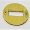 Galapagoz Lot of 10 Each Solid Brass Oval Coin Slot 2.25 inch X 7/8 inch B9852 USA view 4