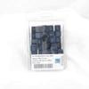 Dusty Blue Opaque Dice with Copper Numbers D6 Aprox 16mm (5/8in) Pack of 50 Wondertrail view 1