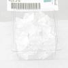 Clear Translucent Dice with White Numbers D4 Aprox 16mm (5/8in) Pack of 50 Wondertrail view 2