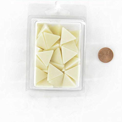 Ivory Blank Opaque Dice D4 Aprox 16mm (5/8in) Pack of 50 Wondertrail