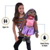 25" Superhero, Black Girl, Full Body, Ventriloquist Style Puppet view 2