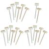 Magik 20 Pack Mini Wooden Hammer Mallet Pounding Toy for Breakable Heart Beating Gavel Toys Kid Boys Girls (#1+#2, 10 Each) view 1