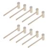 Magik 20 Pack Mini Wooden Hammer Mallet Pounding Toy for Breakable Heart Beating Gavel Toys Kid Boys Girls (#1+#2, 10 Each) view 4
