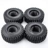 4pcs 2.2'' Rubber Tires OD with Foam 125mm for 1:10 RC Crawler Axial Wraith 90048 RR10 RC Car view 3