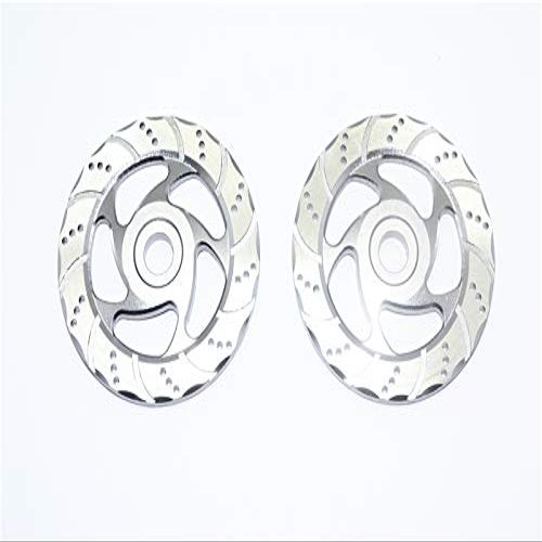 GPM for Team LOSI-1/6 Super Baja Rey 4X4 Aluminum Brake Disk with Silver Lining -2PC Set (Gray)