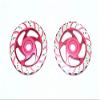 GPM for Team LOSI-1/6 Super Baja Rey 4X4 Aluminum Brake Disk with Silver Lining -2PC Set (red) view 1