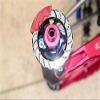 GPM for Team LOSI-1/6 Super Baja Rey 4X4 Aluminum Brake Disk with Silver Lining -2PC Set (red) view 4