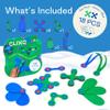 Clixo Itsy Magnetic Toy for Kids - Flexible, Durable, Imagination-Boosting Magnet Building Toy. Educational Multi-Sensory STEM Experience. Great as a Travel Game. Ages 4-99. 18 Piece Pack view 2