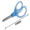 1InTheOffice Kids Scissors, Scissors for Kids, Blunt Tip, 5 Inch, Blue, 6 Pack view 4