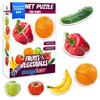 Fruits & Vegetables Magnetic Puzzles for Kids - Fridge Magnets for Toddlers - Toddler Puzzle - Travel Toys for Children - Magnetic Travel Games Baby Toys - Magnets for Preschooler view 1